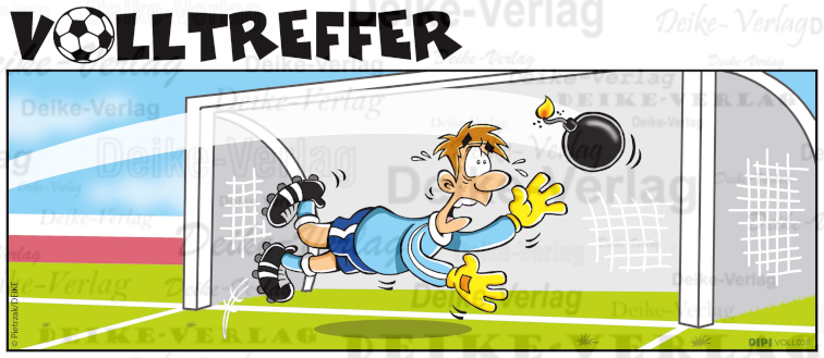 Bombe im Tor - Volltreffer