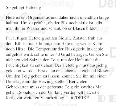 So gelingt Hefeteig