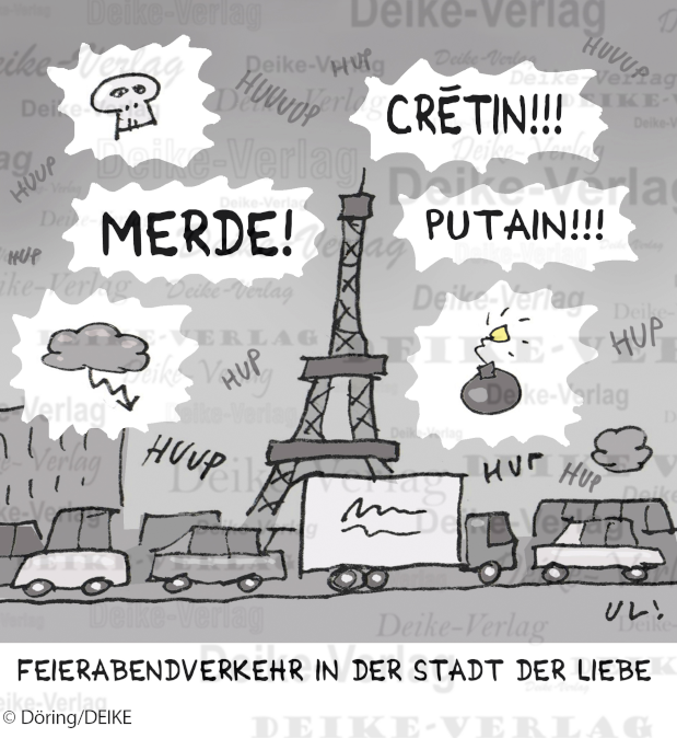 Paris im Feuerabendverkehr