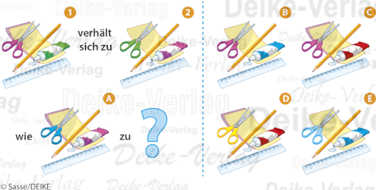 Bastelmaterial - Verhält sich zu