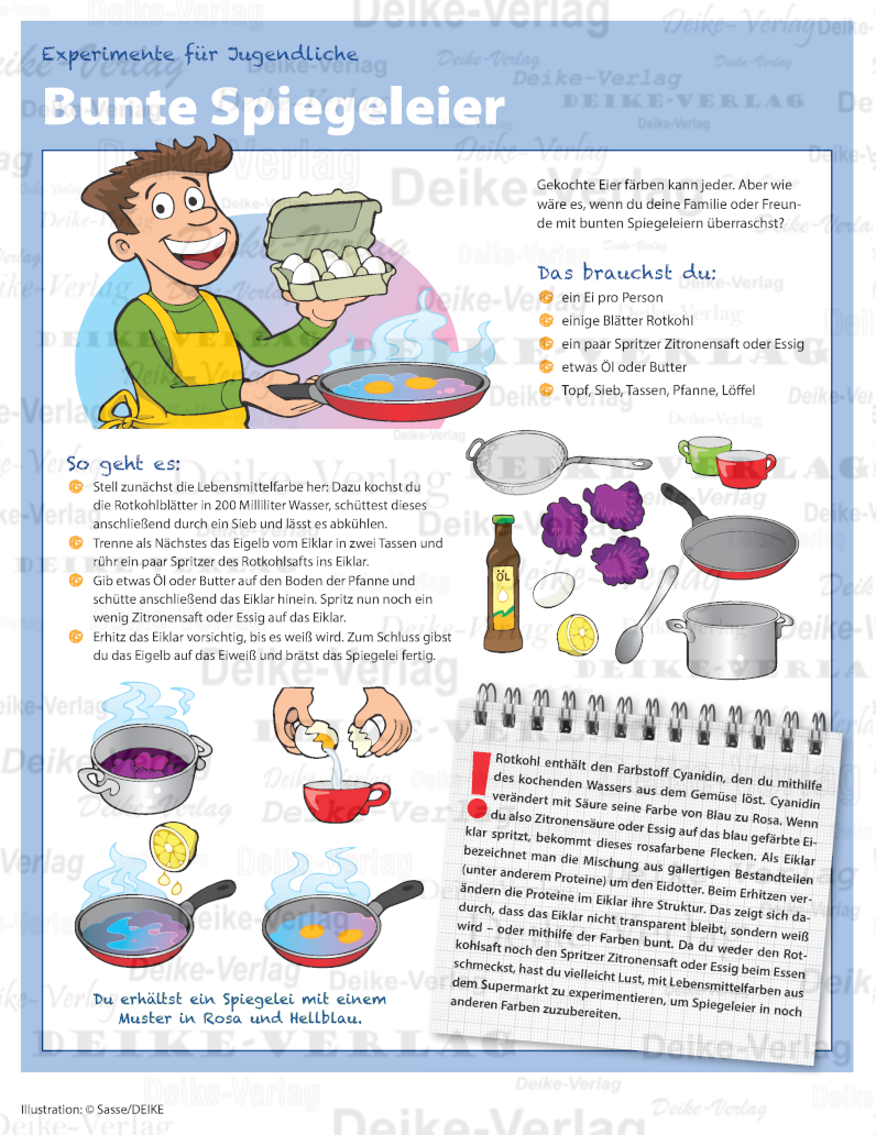 Bunte Spiegeleier