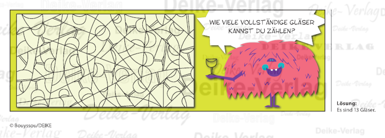 Gläser zählen (Die Monsterbande)