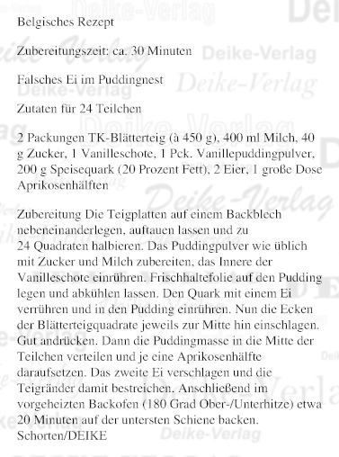 Falsches Ei im Puddingnest