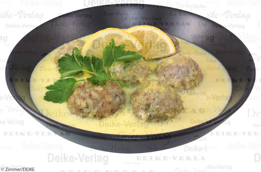 Köpfte mit Zitronensauce