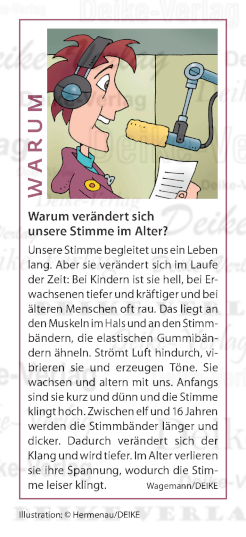 Warum verändert sich unsere Stimme im Alter?
